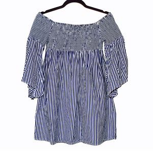 Striped Off The Shoulder Dress✨✨